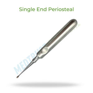 Elevador periostal de un solo extremo, instrumento quirúrgico dental para elevación de tejidos - Product Image 2