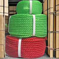 Cordes torsadées en nylon HDPE 2mm-24mm, 3 ou 4 brins, cordes monofilament, cordes souples pour emballage, pêche, marine, vente en gros