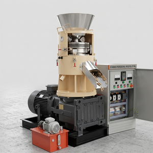 Nouvelle conception personnalisée de machine à granulés de biomasse en bois à matrice plate Lerford, moteur 7,5 kW, capacité 100-3000 kg/h, diamètre des granulés 2,5-8 mm, faible consommation - Product Image 2