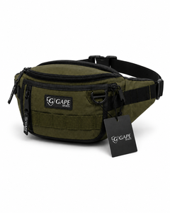 Sac banane en nylon personnalisé, unisexe, avec sangle réglable, fermeture éclair, multifonctionnel, pour sport et loisirs en extérieur, vert - Product Image 5