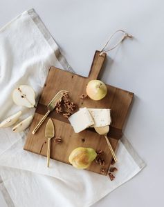 Tabla de Cortar de Madera para Cocina, Superficie de Corte Gruesa y Duradera para Carne, Verduras, Frutas, Pan, Queso y Servir, Uso Doméstico y Hotelero - Product Image 6