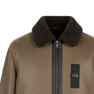 Genuine Leather <b>Shearling</b> Aviator <b>Jacket</b> <b>Men</b> Premium Sheepskin Fur Winter Coat Comfortable Warm Stylish Breathable Outerwear Fit - Product Image 3