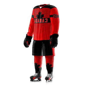 Maillot de hockey sur glace personnalisé de haute qualité avec logo, uniforme professionnel pour équipe sportive, respirant et durable - Product Image 5