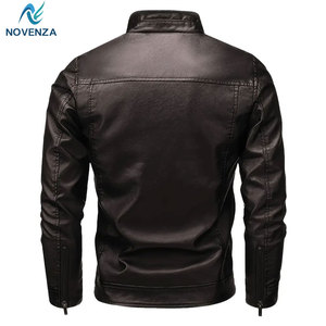 Chaqueta de Invierno Personalizada para Hombre, de Piel de Vaca, con Cierre, Ecológica, de Secado Rápido, Ligera, con Forro Suave y Cómodo, Duradera y Casual - Product Image 2