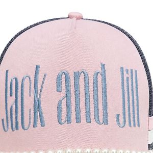 Casquette de camionneur Jack and Jill classique en maille respirante, réglable avec fermeture snapback, unisexe, pour événements en plein air et équipes - Product Image 6