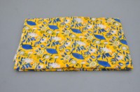 Tela 100% Algodón Suave y Puro con Estampado Floral para Ropa - Túnica India para Vestidos, Cortinas, Ropa de Dormir, Juguetes, Ligera