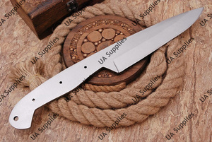 Couteau de chasse et de camping professionnel sur mesure OEM/ODM, en acier au carbone forgé à la main, lame fixe de 8 pouces, pointe tombante, qualité industrielle - Product Image 4
