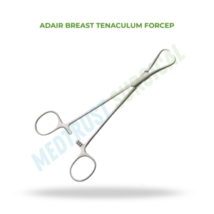 Pinza de Tenaculo Adair de 20 cm, Instrumento Quirúrgico para Ginecología, Cirugía Mamaria y Sujeción de Tejidos - Product Image 2