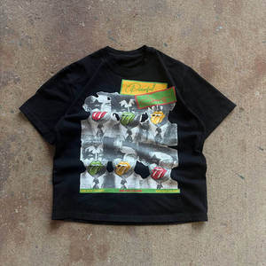 เสื้อยืดโอเวอร์ไซส์ลายกราฟิกสไตล์เรโทรร็อค วินเทจ ผ้าฝ้ายซักนุ่ม สตรีทแวร์ลำลอง ทรงหลวม แฟชั่นสำหรับผู้ชาย - Product Image 5