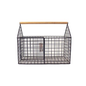 Panier à fruits indien en fer et bois pour la maison et la cuisine, écologique, durable, taille personnalisée, haute qualité, vente en gros - Product Image 5