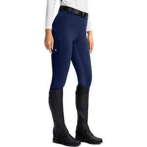Nuevos pantalones de montar personalizados para mujer con agarre de silicona, mallas de equitación, diseños OEM personalizados, pantalones y pantalones de montar para jinetes. - Product Image 1