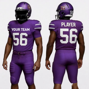 Uniformes y camisetas personalizadas de fútbol americano con variedad de diseños, uniforme de fútbol americano sublimado - Product Image 1