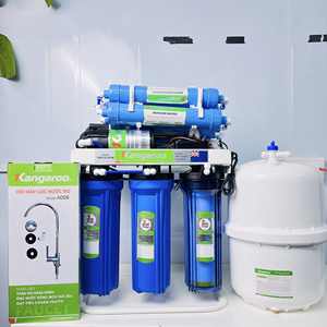 เครื่องกรองน้ำ Kangaroo KG75F7 ระบบ RO 7 ขั้นตอน สแตนเลส สีขาว/ดำ ควบคุมผ่านแอป ทำความสะอาดตัวเองได้ ใช้ในครัวเรือน รับประกัน 1 ปี - Product Image 5