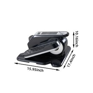 Compact Quiet <b>Mini</b> Pedal Exerciser Adjustable Speed Under <b>Desk</b> Elliptical with LED Display - Product Image 4