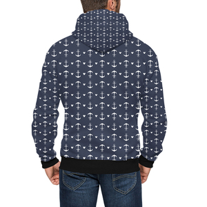 Sudadera con Capucha y Estampado Completo, Impresión Digital Sublimada, Sudadera de Forro Polar con Bolsillos para Hombre, Personalizable, Otoño - Product Image 2