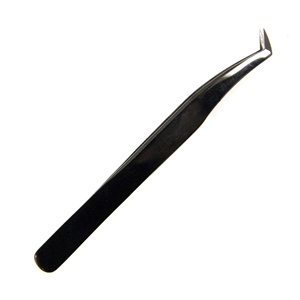 Mega 3D Volume Extension Durable Anti-Magnetic Stainless Steel Eyelash Tweezers Hot Russian Lash <b>Pick</b>-<b>up</b> <b>Tool</b> Black Beauty <b>Tool</b> - Product Image 1