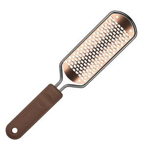 Râpe à pieds double face en acier inoxydable de qualité supérieure avec long manche, élimine les talons fendillés pour une beauté optimale - Product Image 4