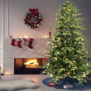 Albero di Natale Artificiale Premium 4ft, 1071 Rami Misti PE/PVC, 150 Luci LED Bianco Caldo, Filo d'Acciaio, Realistico - Product Image 6