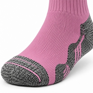 AXEL ENTERPRISES Chaussettes de sport côtelées unisexes - Spandex/Coton respirantes antidérapantes pour le cyclisme et la course à pied, ajustement confortable, effet soyeux - Product Image 4