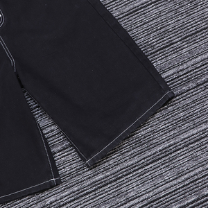 Nouveauté 2026 – Short en jean noir délavé de haute qualité, respirant, longueur personnalisable, pour homme – Short baggy en jean pour homme - Product Image 4