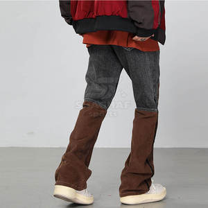 กางเกงยีนส์ทรงสลิมฟิต ดีไซน์หรูหรา สำหรับลุคสมาร์ทแคชชวล พร้อมการตกแต่งระดับพรีเมียม กางเกงยีนส์ผู้ชายแบบฟอก - Product Image 5