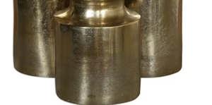 Bougeoir d'église baroque en métal plaqué or support en aluminium pour la maison et le mariage élégant décor de pièce maîtresse de Noël - Product Image 6