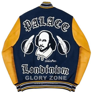 Glory Zone Custom <b>Mens</b> Vintage Varsity <b>Jacket</b> Heavyweight Wool <b>Leather</b> Sleeve Letterman Baseball Coat 57 - Product Image 2