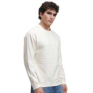 Sweat-shirts d'hiver en molleton épais de haute qualité pour hommes 2026, coupe classique, logo personnalisé, 100 % coton, unisexe, écologique, service OEM - Product Image 3