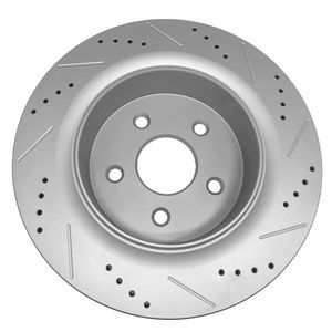Dischi Freno Posteriori Forati e Pastiglie in Ceramica per Aspen, Dodge Durango, Ram 1500 - Kit Riparazione Freni Premium - Product Image 5