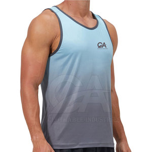 เสื้อกล้ามออกกำลังกายผู้ชายปี 2026 แบบมีรูแขนกว้าง เสื้อกั๊กออกกำลังกายแบบสั่งทำพิเศษ เสื้อกล้ามทรง Racerback สำหรับฝึกซ้อมและออกกำลังกาย - Product Image 4