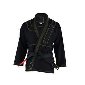 Kimono de BJJ Negro 100% Algodón, Duradero, Corte Regular, Uniforme de Artes Marciales para Adultos, Unisex - Product Image 4