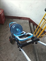 Chariot de livraison d'eau pliable à deux roues intelligent, pour usage domestique, chariot à eau motorisé, chariot à eau autopropulsé