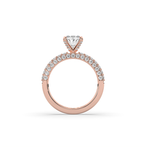 0.5Ct <b>CUSHION</b> Cut Lab Grown Diamond <b>Ring</b> 925 Silver Gold Unique Style Lightweight Engagement <b>Ring</b> for Women - Product Image 4