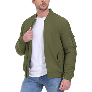 Blouson Bomber en Toile pour Homme, Design Personnalisé, Mode Hiver, Doublure de Qualité Supérieure, Chaud, Matelassé, Imperméable, Respirant, Poches Fonctionnelles - Product Image 2