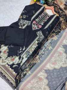 Salwar Kameez en coton indien tendance et best-seller, dernière collection, broderie exclusive, tenue ethnique élégante pour femmes, idéale pour les fêtes - Product Image 2