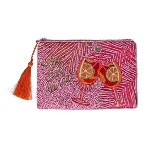Elegante Monedero Bordado con Cuentas, Hecho a Mano, Regalo para Mujer, Cumpleaños, Aniversario, Estilo Clásico, Colores Mixtos, Uso Diario, Vintage - Product Image 3
