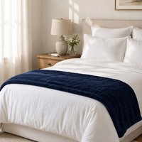 Plaid chauffant 50x60 pouces, tissage gaufré, 12 niveaux de chaleur, chauffage rapide, protection contre la surchauffe, vente en gros usine