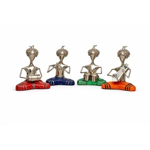 Ensemble de figurines en métal, artisanat de moulage, décoration d'intérieur, art populaire, musicien - Product Image 4