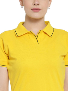 เสื้อโปโลราคาถูก คุณภาพดี แห้งเร็ว ระบายอากาศได้ดี ผ้าฝ้าย พิมพ์ลาย เสื้อโปโลเรียบ เสื้อโปโลแบบกำหนดเอง เสื้อโปโลผู้หญิง - Product Image 5