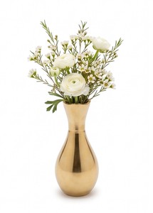 Premium Vintage Modern Fancy Hot Luxury Aluminum Raw Gold Fancy Metal Table Top Decorative Flower <b>Vase</b> Home Decorative <b>Mini</b> <b>Vase</b> - Product Image 5