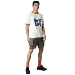 Pantalones Cortos Cargo de Algodón para Hombre, Tejido French Terry, Cintura Elástica con Cordón, Estilo Casual Urbano, Venta al por Mayor - Product Image 4