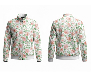 Veste d'entraînement à fermeture éclair intégrale par sublimation, vêtements de course et de fitness, chaude, respirante, séchage rapide |   Tailles Hommes Femmes Jeunes - Product Image 4