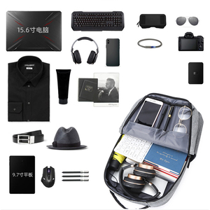 Sac de voyage résistant à l'usure, en nylon imperméable, grande capacité, sac à dos pour ordinateur portable, multifonctionnel, chargement USB, unisexe, pour affaires - Product Image 5