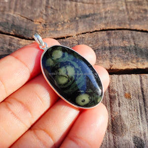 Collar de piedras preciosas de Plata de Ley 925 sólida, joyería llamativa, colgante hecho a mano, colgante bohemio PARA EL Día de la madre, regalo para el amor - Product Image 4