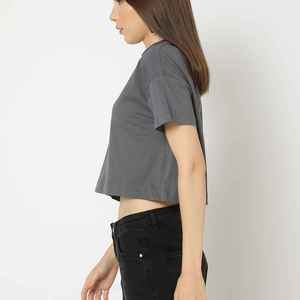 Camisetas cortas personalizadas transpirables en oferta, camisetas cortas para mujer para gimnasio y uso casual, camiseta de manga corta para mujer - Product Image 4