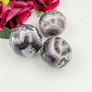 Chakralume HS01 Natural Amethyst Lace <b>Crystal</b> Sphere Premium Handmade Striped Carving Healing <b>Crystal</b> <b>Ball</b> Reiki Meditation - Product Image 3