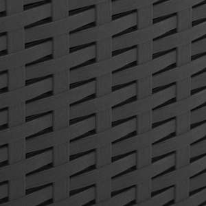 Table de jardin carrée en plastique gris léger, mobilier d'extérieur - Product Image 5