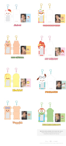 Porte-cartes photo Stray Kids CONNECTING - SKZOO X SANRIO CHARACTERS Porte-clés musical en papier et plastique pour enfants - Product Image 4