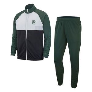 Ensemble de survêtement d'hiver pour homme XXL Plus, 100% coton de haute qualité, imperméable, avec fermeture éclair, respirant, léger, en polaire, uni - Product Image 1