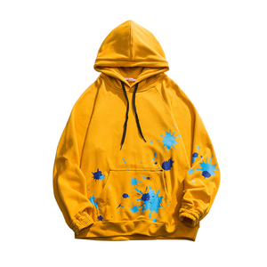 Sudadera con capucha Glory Custom Screen Print Acid Wash, de algodón de primera calidad, estilo oversized, para streetwear, unisex. - Product Image 4